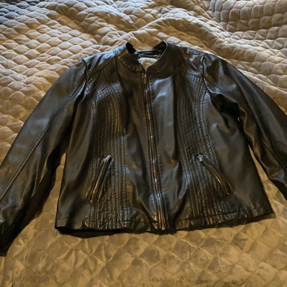 COPY - Women’s Maurices Plus Size 1 Leather Like Moto Jacket